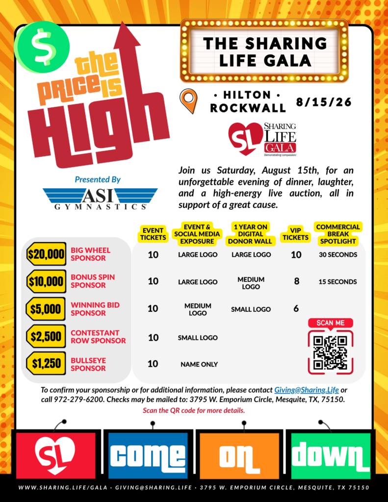 2026 Gala Showcase Sponsorships