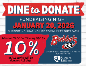 Dine to Donate 1-20-2026