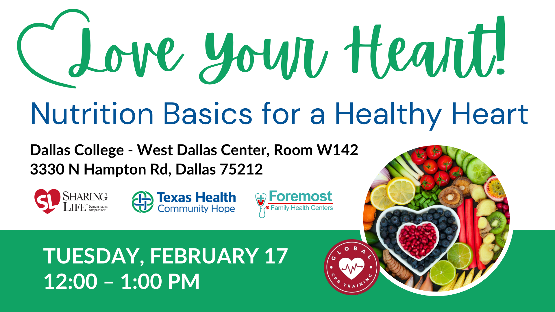 Love Your Heart Nutrition Workshop 2-17