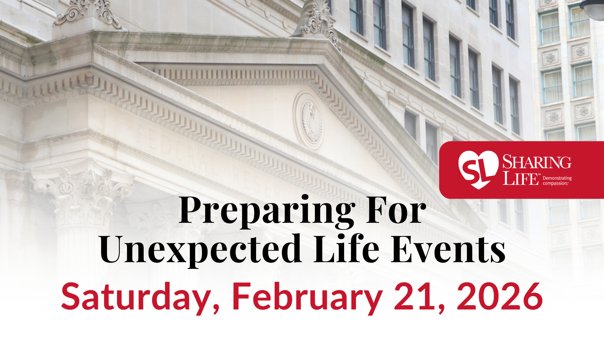 Preparing for Unexpected Life Events