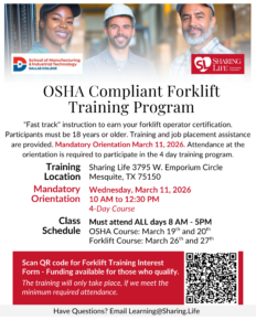 SL March 2026 Forklift Flyer