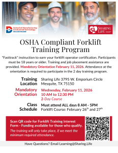 SL Feb 2026 Forklift Flyer